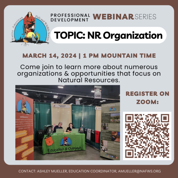 Professional Development Webinar Series: NR Organizations
