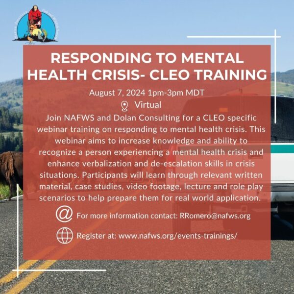 Responding to Mental Health Crisis- CLEO Training