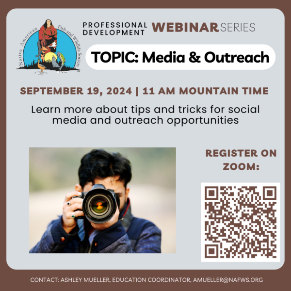 Professional Development Webinar Series: Media and Outreach