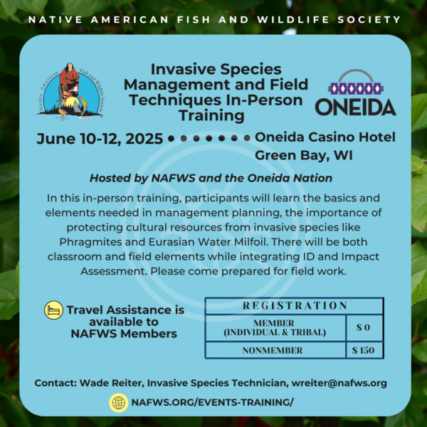 Invasive Species Management Planning and Field Techniques Workshop 2025