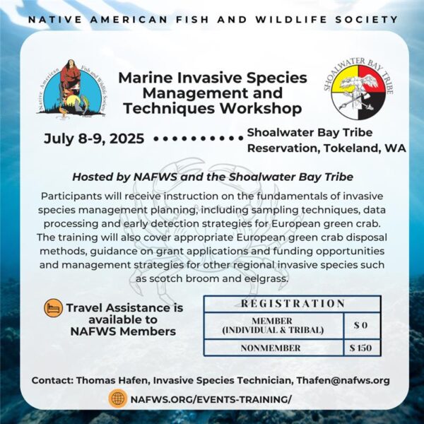 Marine Invasive Species Management and Techniques Workshop