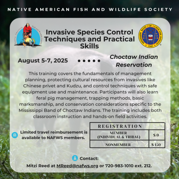 Invasive Species Control Techniques and Practical Skills